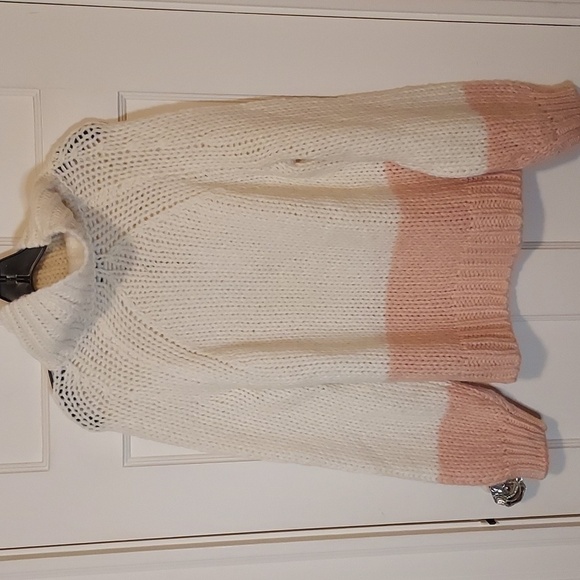 REISS Hettie Color Block Chunky Roll Neck Sweater - Picture 13 of 16